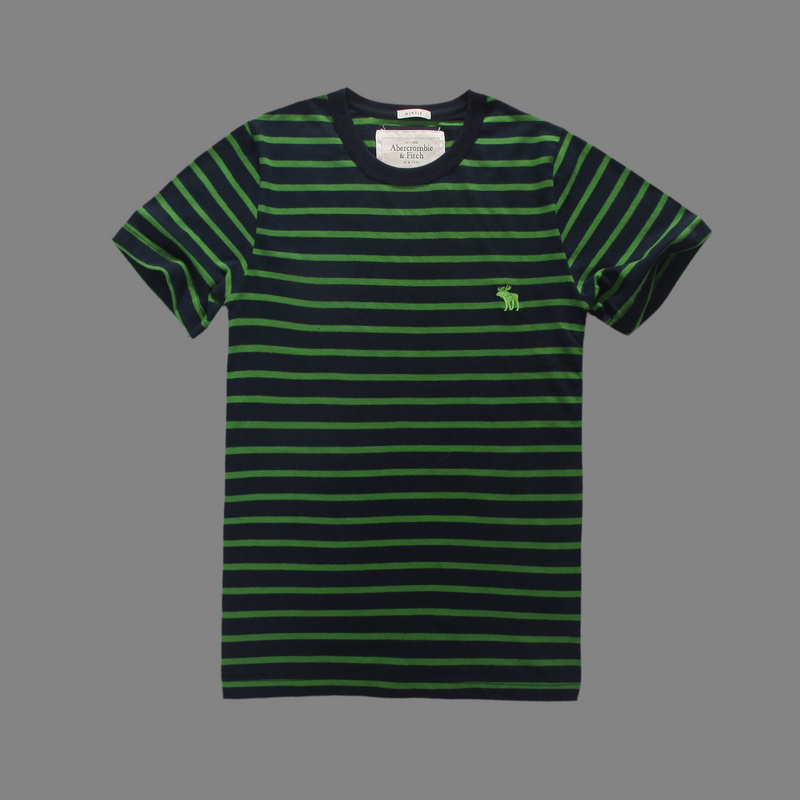 Abercrombie Fitch Hombres De Cuello Redondo Gaza Corto Remera AF5741